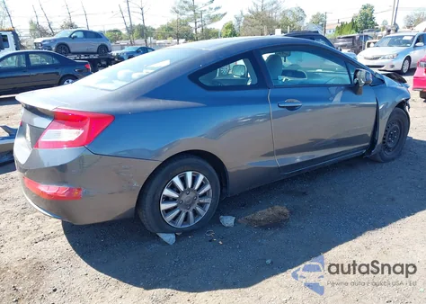 2012 Honda Civic Lx из США, поврежденный, VIN 2HGFG3B54CH514905